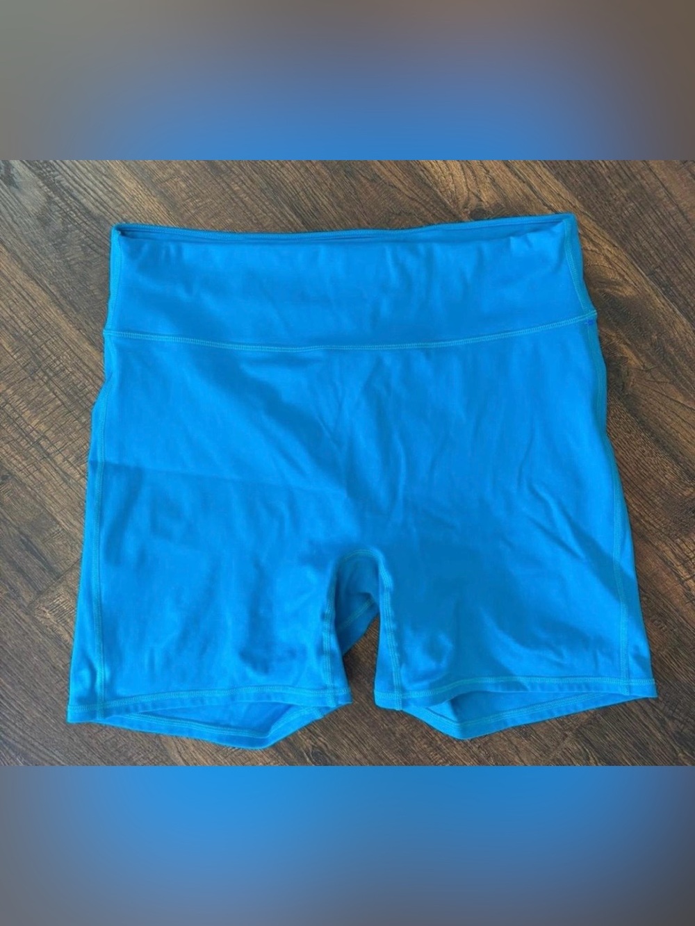 Fabletics Women's High-Rise Bike Shorts - Bright Teal